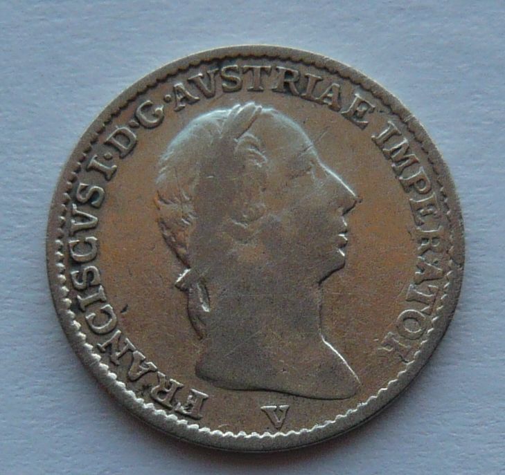 Rakousko 1/4 Lira 1822 V František II. STAV