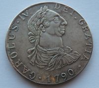 Španělsko Real KOPIE 1790 Carol IV.