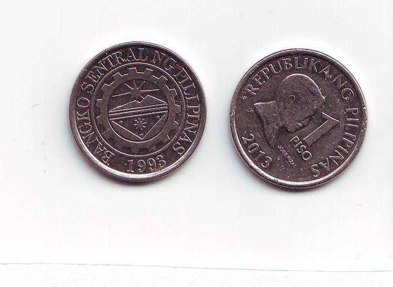 1 Peso(2013-Filipíny), stav 1/1
