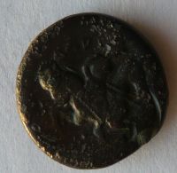 Řecko Thesalia AE 18 360-25 př.n.l. hlava LARISSY jezdec