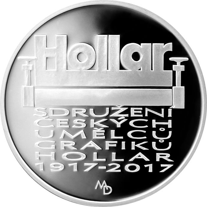 200 Kč(2017-Sdružení Hollar), stav PROOF, certifikát, etue