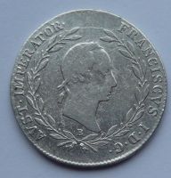 Uhry 20 Krejcar 1829 B František II.