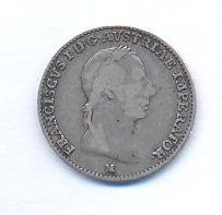 Rakousko, 1/2 lira, 1822 M, František II.
