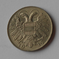 Rakousko 1 Schilling 1935