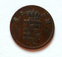 Sasko 1 Pf 1849