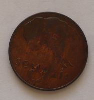 Somálsko 10 Centesimi 1950