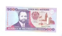5000 Meticais, 1991 Mozambik