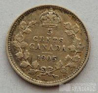 Kanada 5 C 1905 Edvard VII.