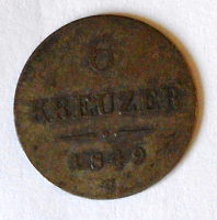 Čechy 6 Krejcar 1849 C