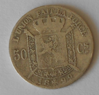 Belgie 50 Cent 1899