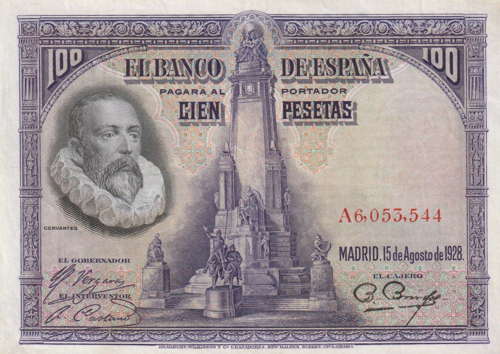 100 Peseta, Španělsko, 1928