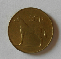 Irsko 20 Pence 1995