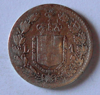 Itálie 1 Lira 1887 Umberto I.