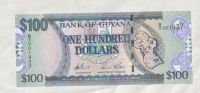 100 Dollar, kostel, Guyana