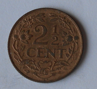 Holandsko 2 1/2 Cent 1941