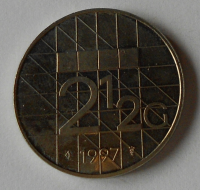 Holandsko 2 1/2 Gulden 1997