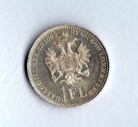 1/4 Zlatník/Gulden(1865), stav 0/0 - patina