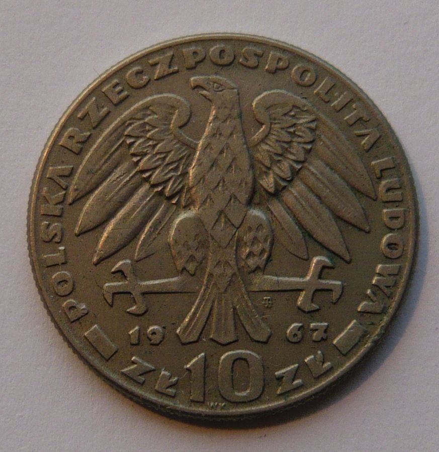 Polsko 10 Zl. - generál 1967