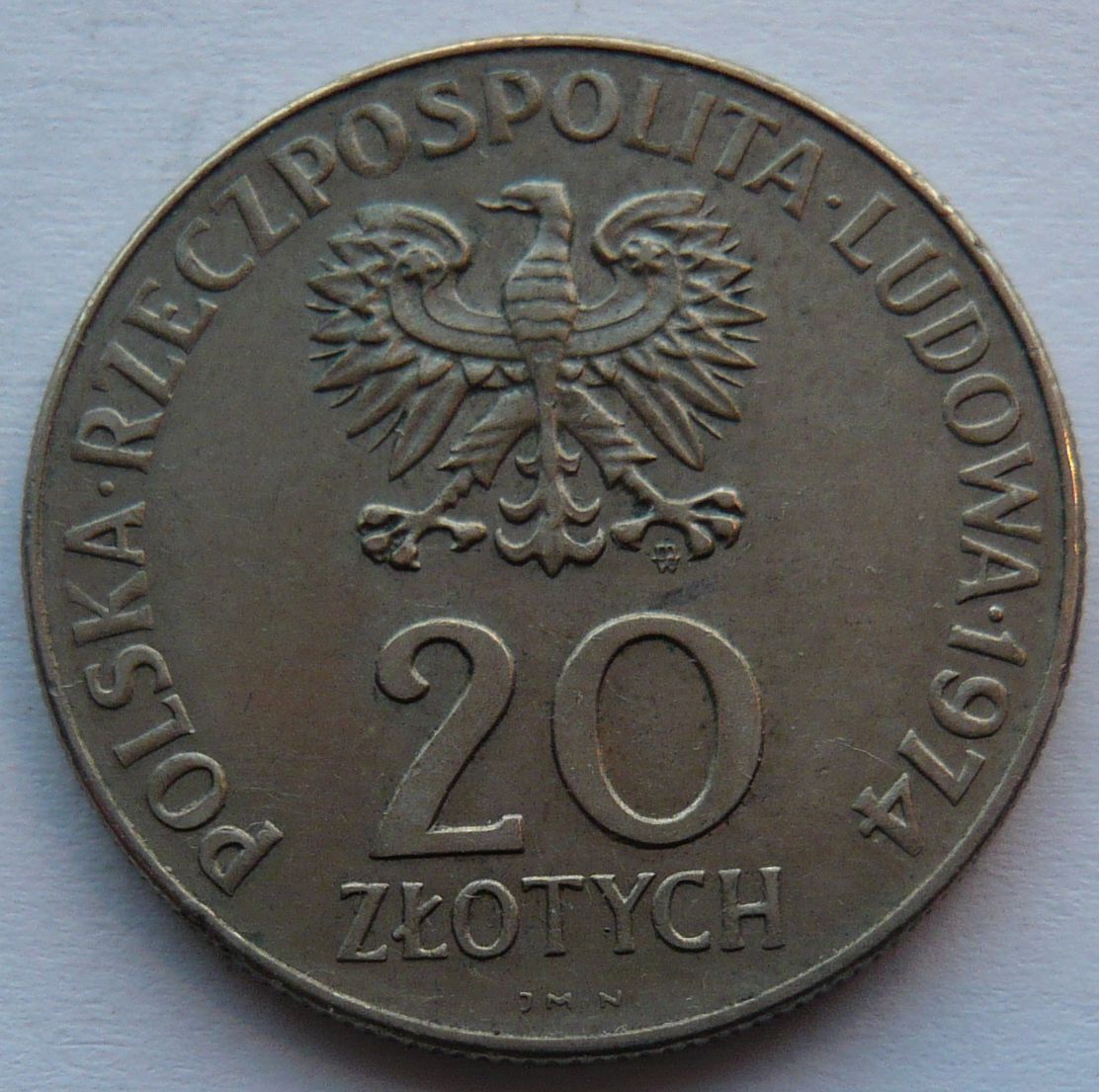 Polsko 20 Zl. RWGP 1974