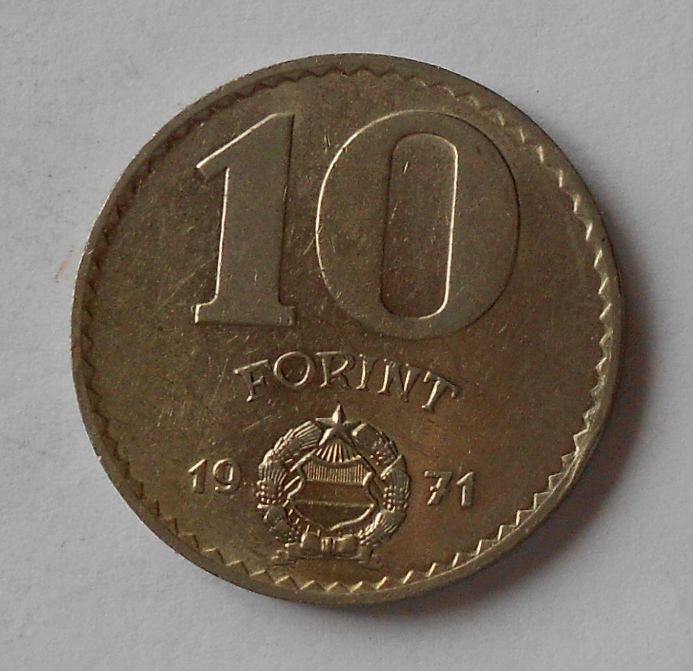 Maďarsko 10 Forint 1971