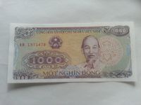 1000 Dong, 1988, Vietnam