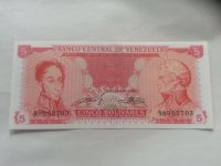 5 Bolivares, 1989, Venezuela