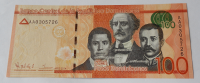 Dominikánská republika 100 Pesos 2014