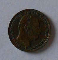 Prusko 10 March Vilém I. bronzová miniatura