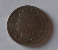 USA 5 Cent 1899