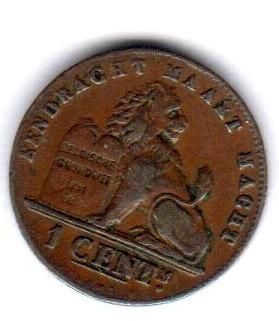 Belgie 1 Cent 1902
