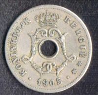 Belgie 10 Cent 1905