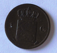 Holandsko 1 Cent 1827