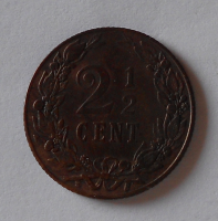 Nizozemí 2 1/2 Cent 1904