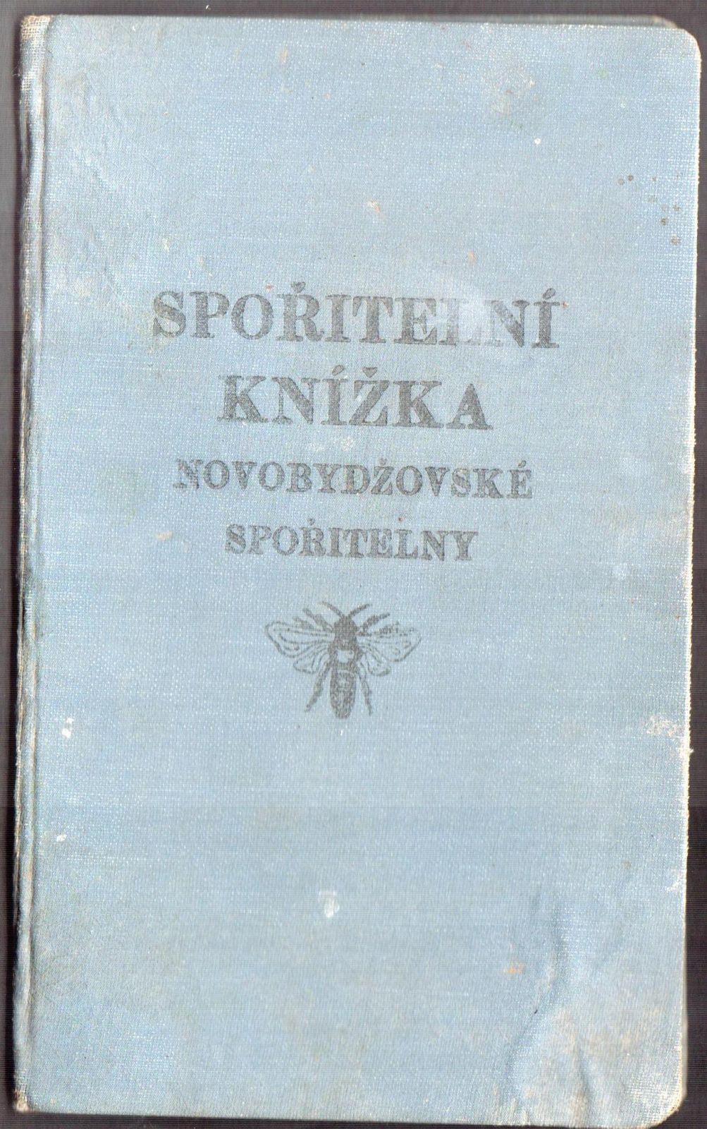 Spořitelní knížka Novobydžovské spořitelny (1923)