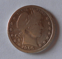 USA 1/4 Dolar 1906