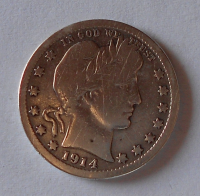 USA 1/4 Dolar 1914
