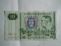 10 Krone, Švédsko, 1987