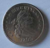 USA Liberty Dolar 1799, KOPIE