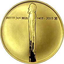 10000 Kč(2015-Jan Hus), stav PROOF, etue a certifikát