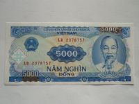 5000 Dong, Vietnam, 1991