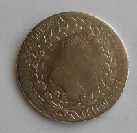 Rakousko 20 Krejcar 1765 František Lotrinský, spona