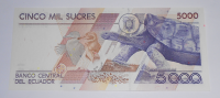Ekvádor 5000 Sucres 1999