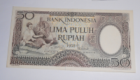 Indonésie 50 Rupie 1958