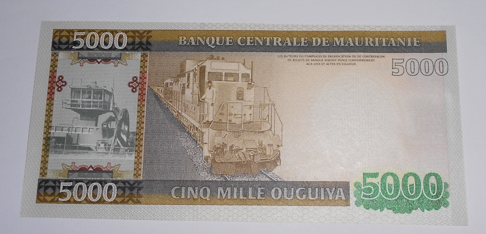 Mauretánie 5000 Ouguiya 2011