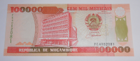 Mozambik 100 000 Meticais 1993