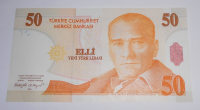 Turecko 50 Lirasi 2005