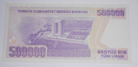 Turecko 500 000 Lira 1970