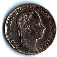 1 Zlatník/Gulden (1858-ražba V), stav 1/1 hr.