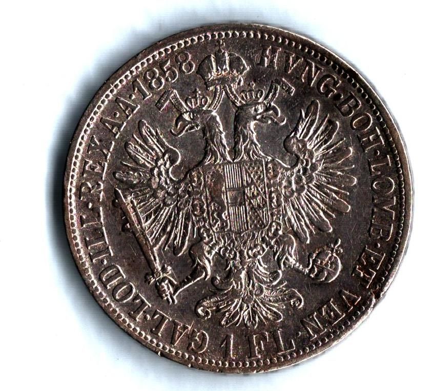 1 Zlatník/Gulden (1858-ražba V), stav 1/1 hr.