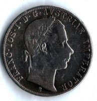 1 Zlatník/Gulden (1862-ražba B), stav 2+/1-